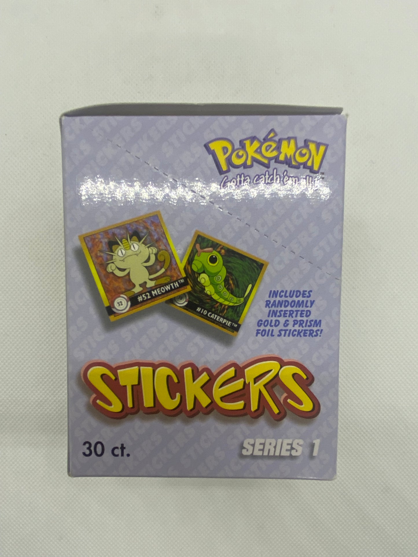 Pokémon Stickers - Series 1 - Display Box Scellée - 1999