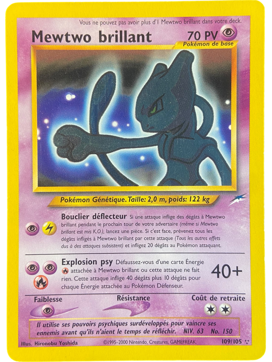 Mewtwo Brillant - 109/105 - Neo Destiny