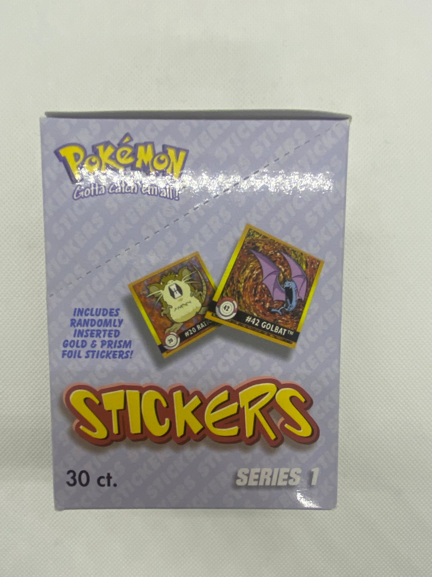 Pokémon Stickers - Series 1 - Display Box Scellée - 1999