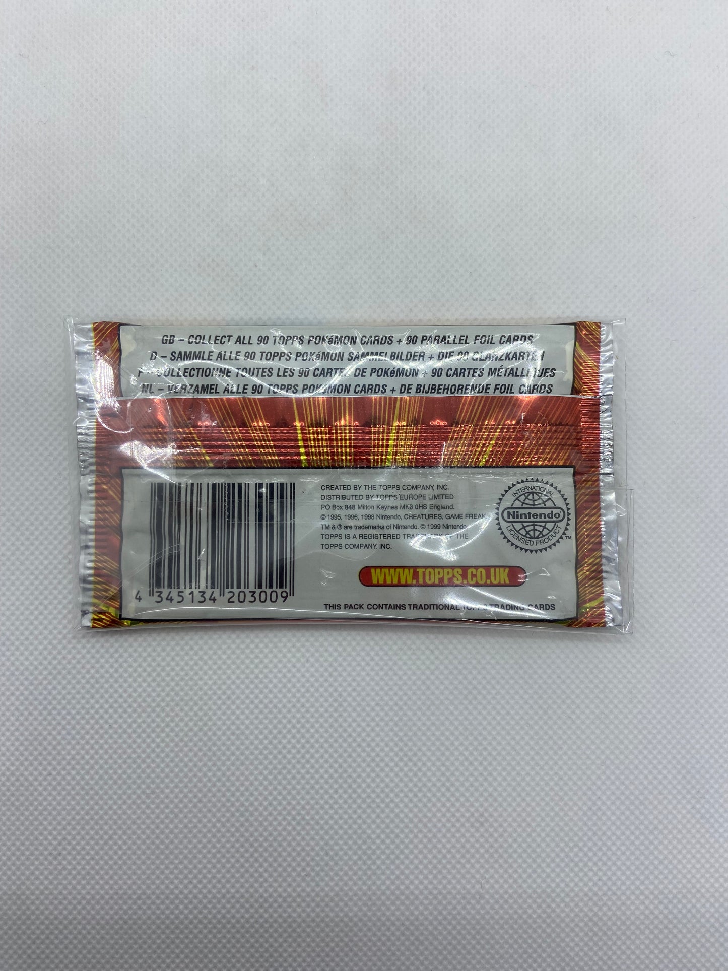 Booster TOPPS - Série 1 - 1999