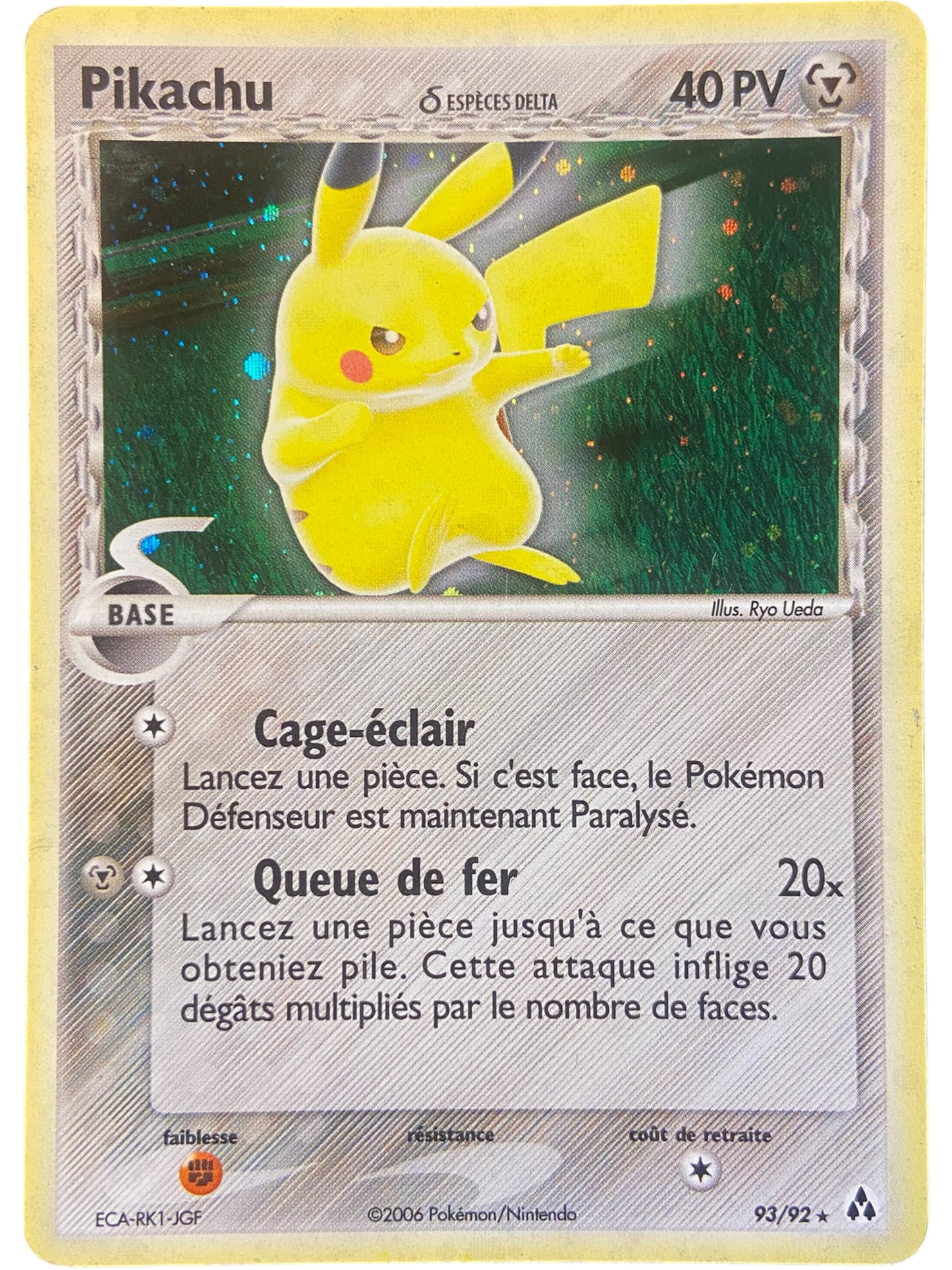 Pikachu Secret - 93/92 - EX Créateurs de Légendes