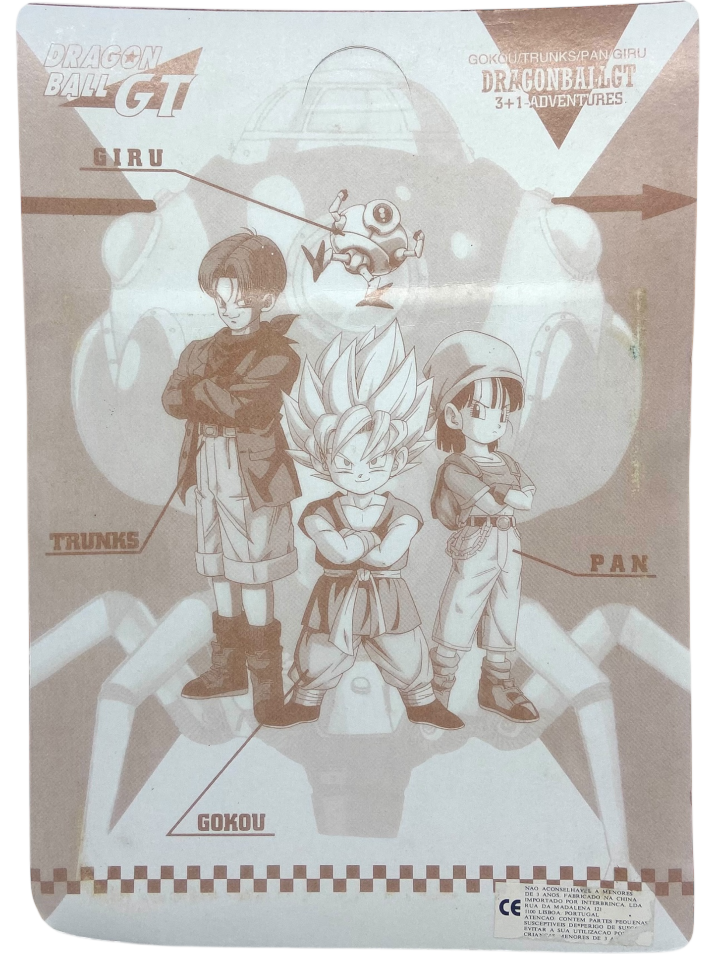 Figurine Vintage - Dragon Ball GT - Goku / Pan / Trunks / Giru