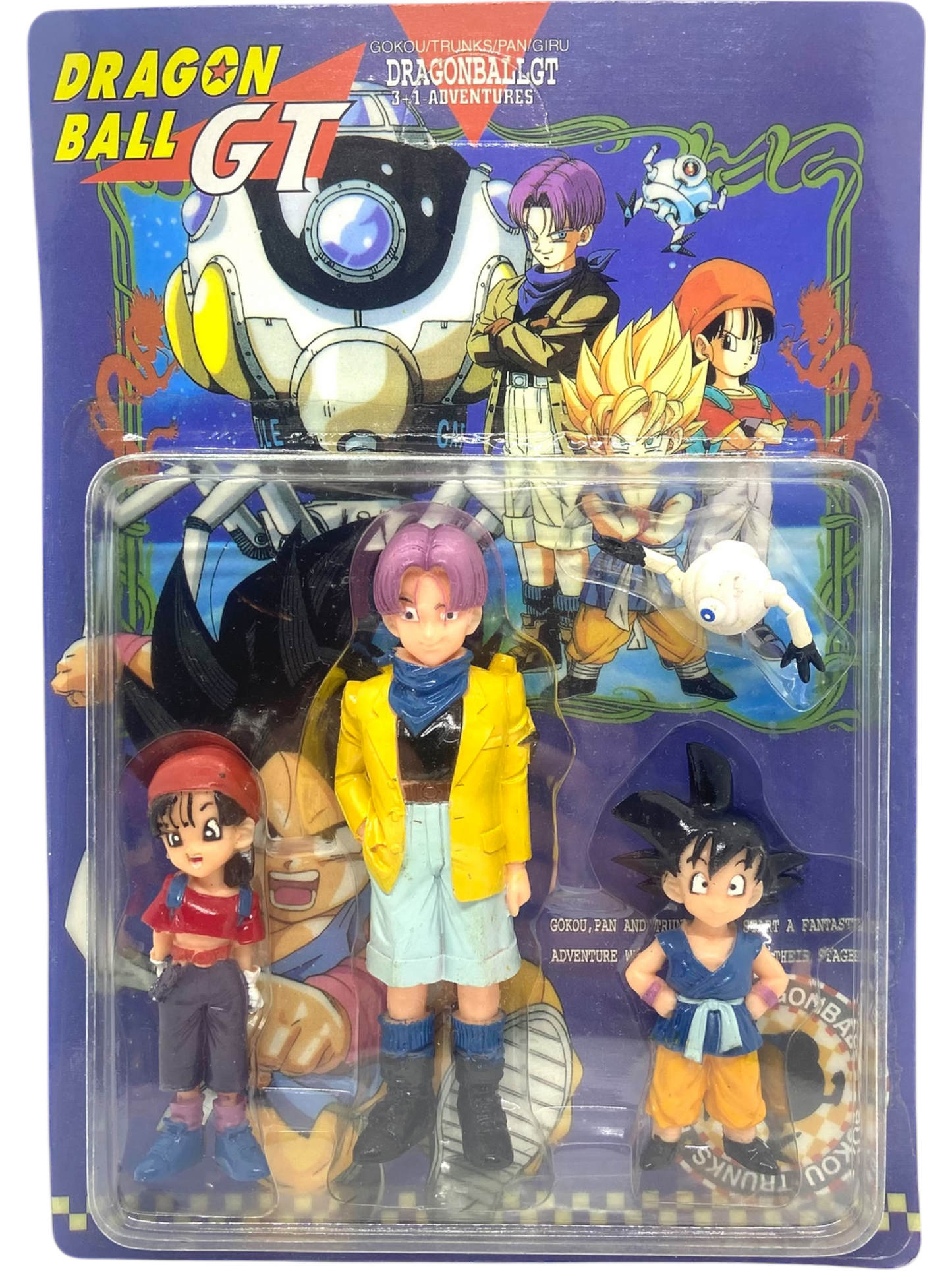 Figurine Vintage - Dragon Ball GT - Goku / Pan / Trunks / Giru