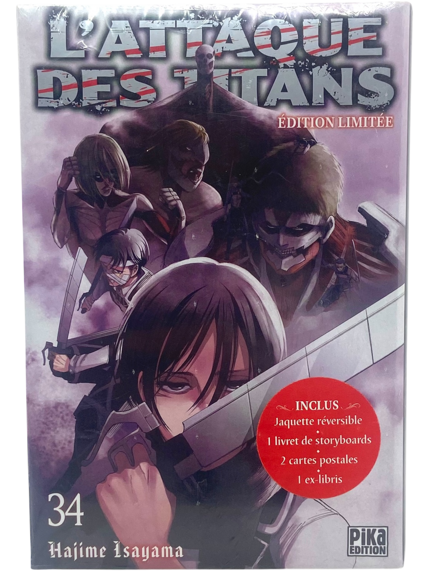 L'Attaque des Titans - Tome 34 - Collector