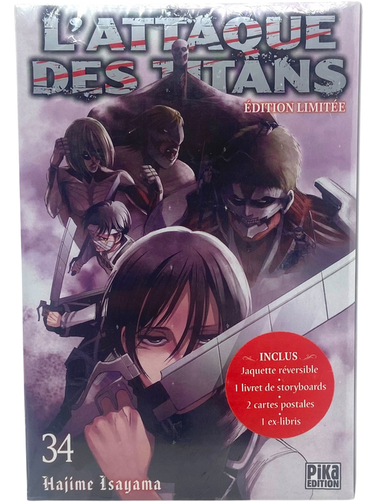 L'Attaque des Titans - Tome 34 - Collector